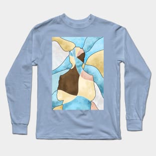 Aziraphale abstract Long Sleeve T-Shirt